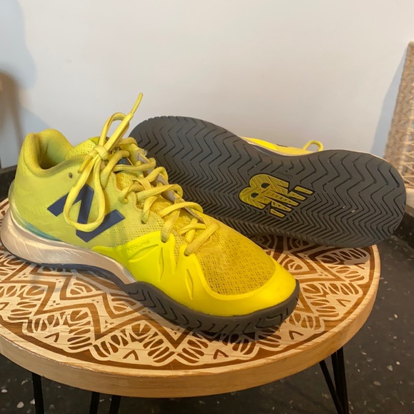 New Balance Shoes | New Balance 1296v2 Hard Court Tennis Shoes | Color: Blue/Yellow | Size: 6 | Clmsams's Closet